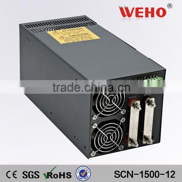 CE RoHS approved 220v 110v 12v 125a smps industrial 1500w switch power supply