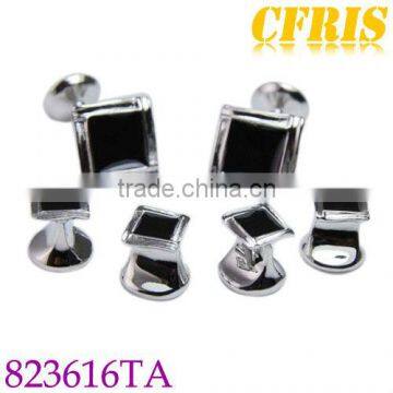 Men's steel plating studs sets for business