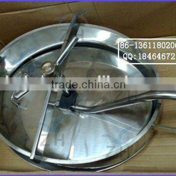 Food grade stainless steel fuel tank manhole covers