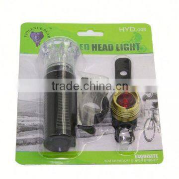 2015 New Product HYD006 Cheapest 1W LED Dimond Style Power Bike Head Lightt