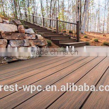 wood and plastic composite outdoor decking