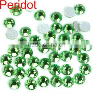 Peridot Non hotfix Flatback rhinestone wholesale Flatback Rhinestone for Nail Art