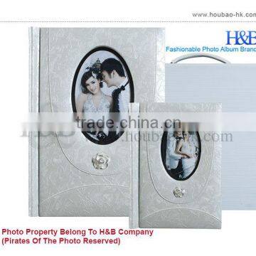 H&B New Style 8*12,12*18 Embossed Leather Photo Album photo-2