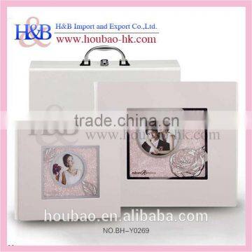 Promotion romantic window design 11*11 photo album cover
