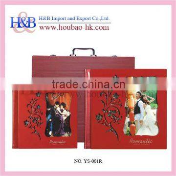 Italy wedding album12*12' 15*15wooden digital album slip in