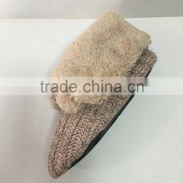 ladies cashmere boots with pom pom