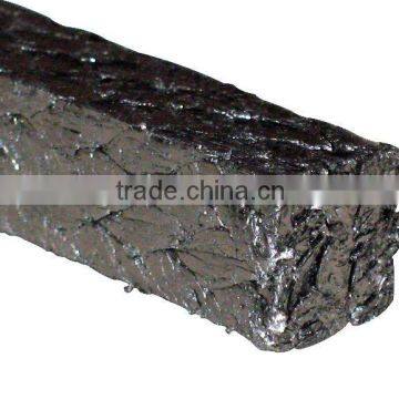 expandable graphite packing PTFE Inconel wire reinforced flexible yarn