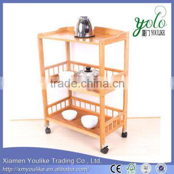 modern bamboo dinning room shelf bamboo kitchen trolley