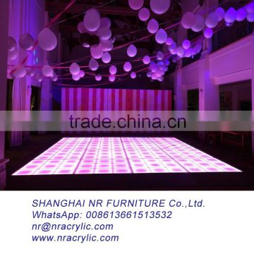 dance floor for sale /1mx1m rgb led dance floor