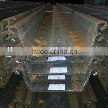 9m length JIS SY295 China Jinxi sheet pile 400*125 with good price