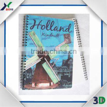 PP/PET Plastic Cover 3D Lenticular Printing Note Book photo-3