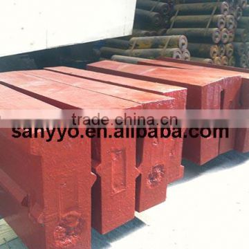 High chrome blow bar for impact crusher parts with good price