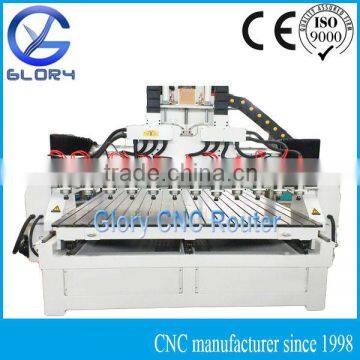 Servo System 12 Spindle Router CNC with Rotary