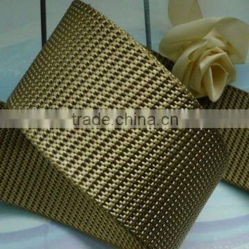 Military belt green nylon webbing