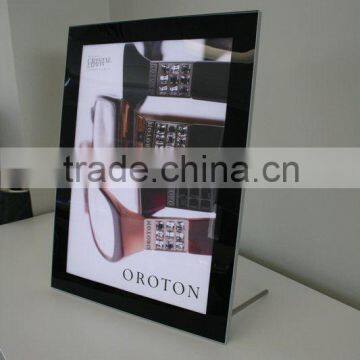 Acrylic A1 A2 A3 A4 advertising LED magnetic snap frame