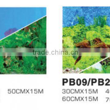 aquarium decoration plastic background picture with double side