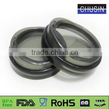 100% Food Grade Eco-friendly FDA Standad Silicone Lid photo-6