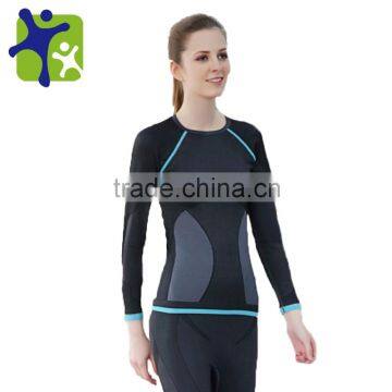 Slimming Gym Shirt for Women, Female Shaper Long Sleeve t Shirt, Quick Dry Good Stretch Gym Shirt WA26