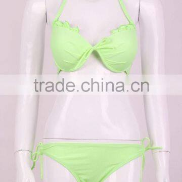 Solid Bikinis Doble Push up Extreme Bikinis Bathing Suits Women photo-5
