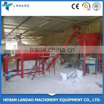 High quality 25-45T per day simple ceramic wall tile adhesive production line in China