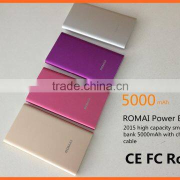 ROMAI 2015 Credit Card Size Power Bank /credit Card Power Bank With High Quality photo-2
