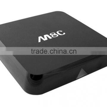 Quad Core Andriod 4.4 Amlogic S812 1GB 8GB M8c Ott tv Box