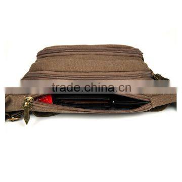 YA Casual Fashion Canvas Waist Packs, Sports Men Pouch Bag Money Belt, Pochete Fanny Pack Bolsa Cintura