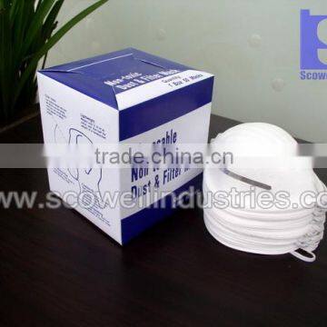 disposable dust mask PP material