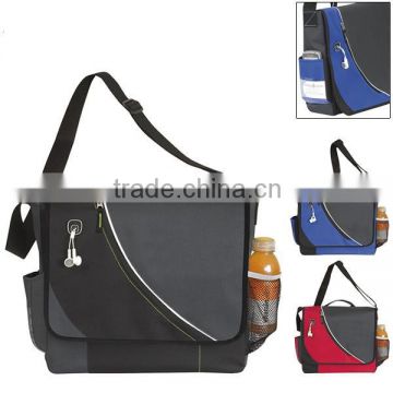 polyester promotional custom messenger bag