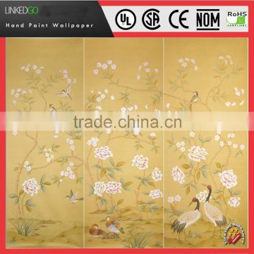 Factory Direct sales silk wallpaper for hotel home interior decoration