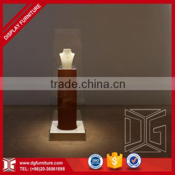 Wholesale Upright Small Wooden Glass Jewellery Display Stand