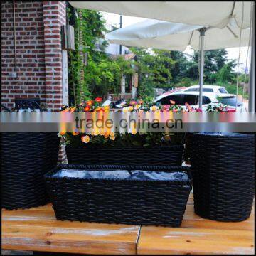Plastic Rattan Basket Basket