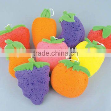 fruit shape sponge