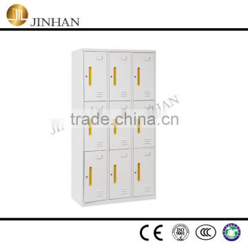 Professional design locker room bedroom furniture with nine doors for bedroom