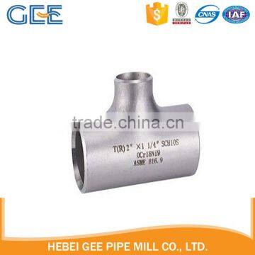 Asme Standard Bevel Ends Black Steel Pipe Fitting Sch40 Tee photo-4