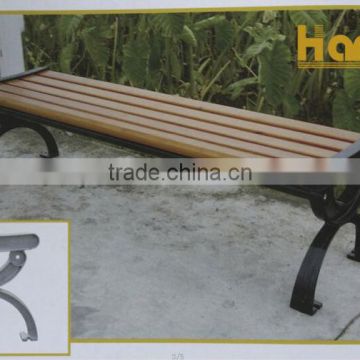 Customized Wooden&Metal Garden Bench,Street Beach,Park Bench