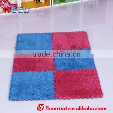 antibacterial eva baby soft plush composite mat