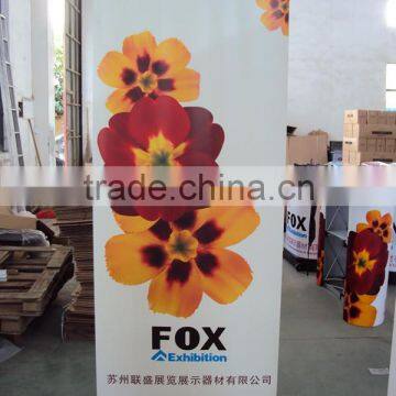 Teardrop Roll Up Banner Wide Base Roll Up Display Retractable Banner Stand