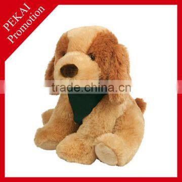 10inch brown color plush dog toys