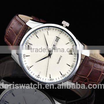 Luxury New Arrival Factory Price Business Men Leather Watch photo-3