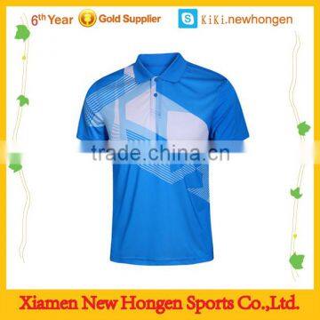 Plus Size Men Latest Design Badminton Jersey Badminton Polo Shirts