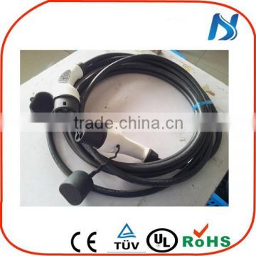 Male to Female 32A j1772 type1 to 62196 type2 ev charging cable ev pile cable