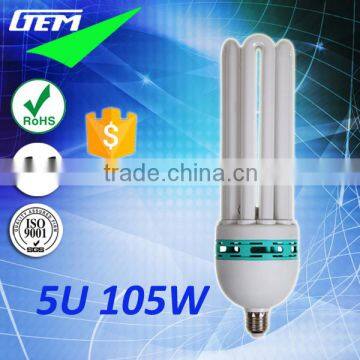 E27/E40 Base 85W 105W 2700-6500-10000K 17MM CFL Glass Tube 5U
