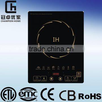 Touch switch induction cooktop