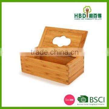 Buy Tissue Box,bamboo Wood Tissue Box,rectangle Tissue Box Dispencer photo-5