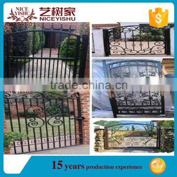 Alibaba wholesale hot dipped galvanized farm gate, square steel tube gate, metal driveway gate with high quality