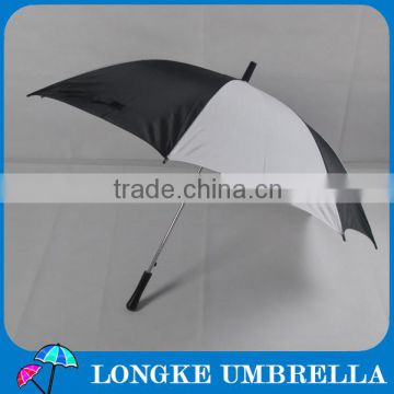 24"cheap auto open Straight golf Umbrella with short handle