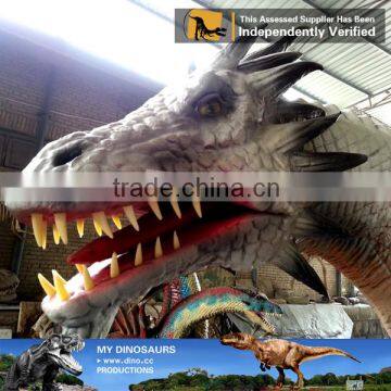 MY Dino-C023High Simulation Silicone Rubber Dragon Head Sculpture