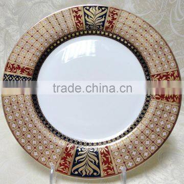 Porcelain plate in western style