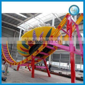 Outdoor Amusement Park Equipment for Adults! LINO Amusement Park Sliding Rides Flying Ufo Rides for Sale photo-3